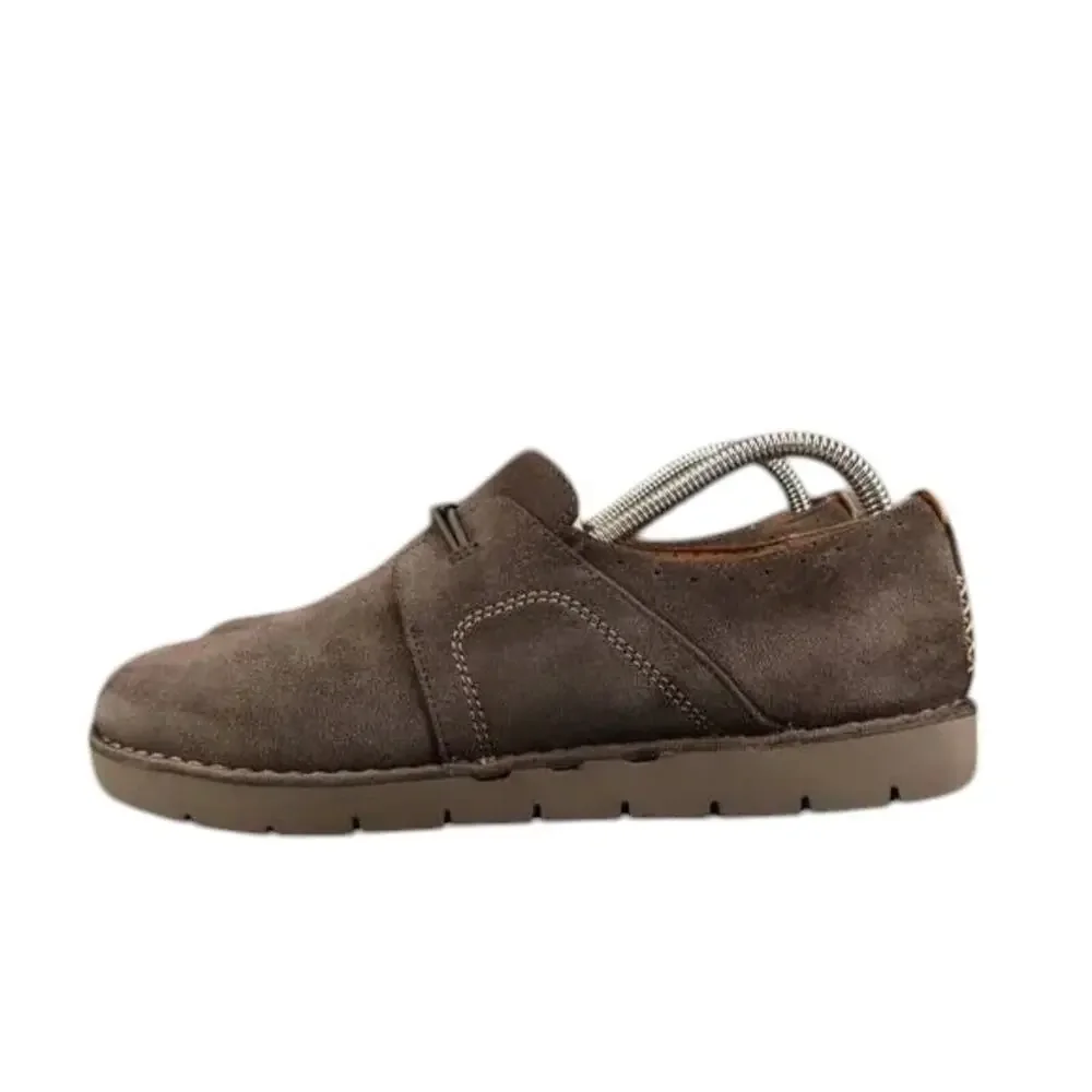 Clarks Shoes Womens 9 Slip On Casual Oxford Leather Comfort Unstructured Artisan